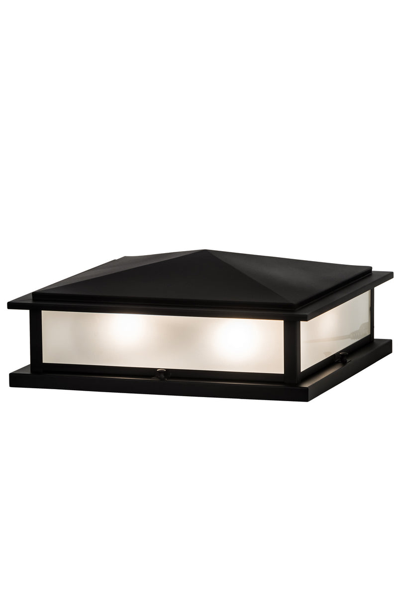 Meyda Tiffany 186994 Four Light Pier Mount, Flat Black