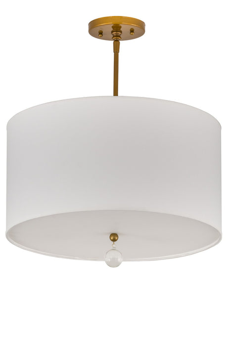Meyda Tiffany 187097 Three Light Pendant, Brass