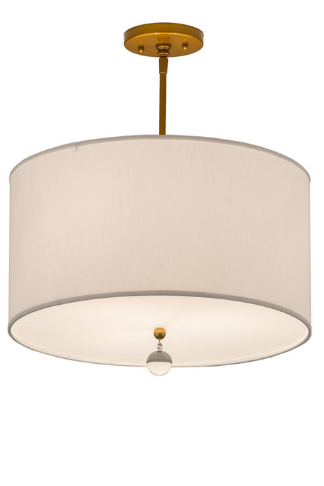 Meyda Tiffany 187097 Three Light Pendant, Brass