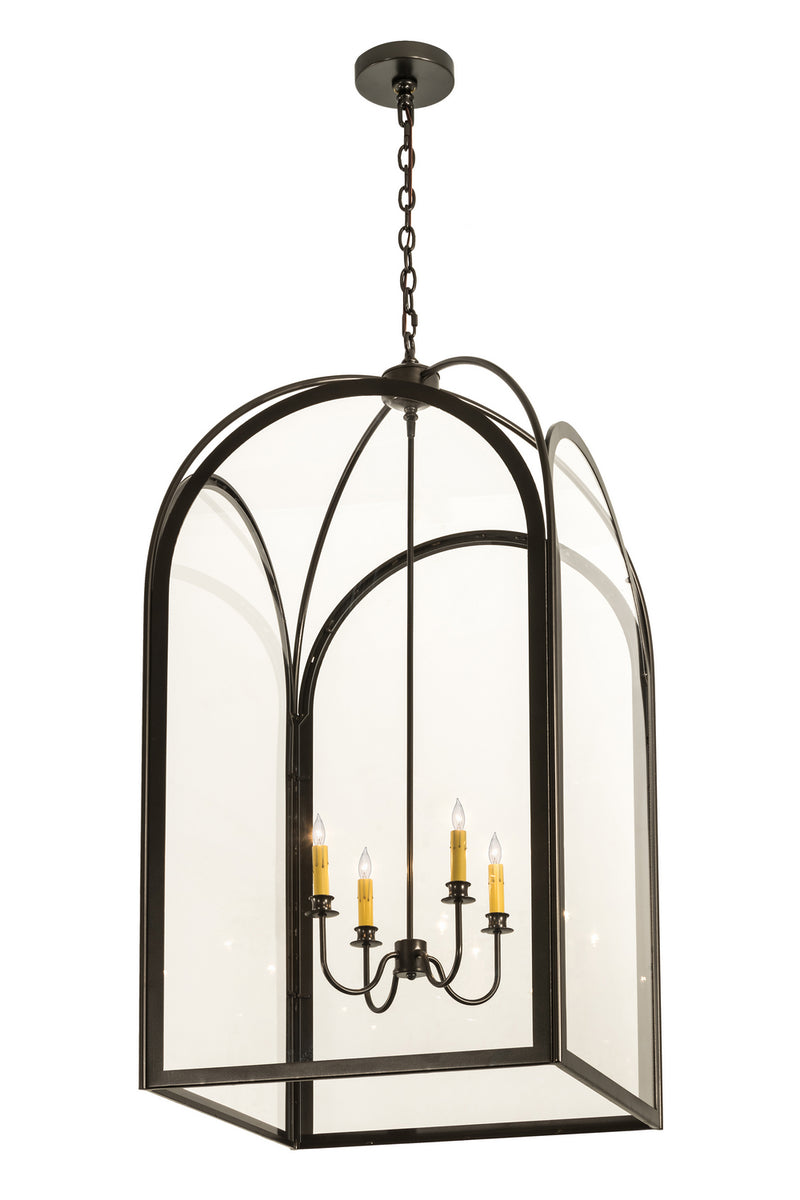 Meyda Tiffany 187204 Four Light Pendant, Oil Rubbed Bronze