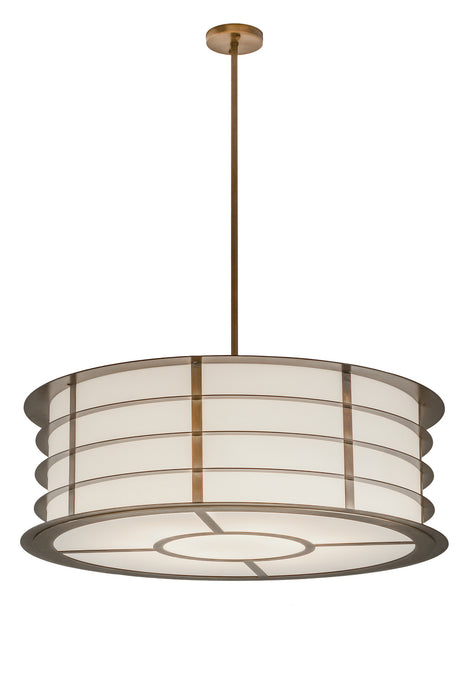 Meyda Tiffany 187363 Six Light Pendant, Black Hills Gold