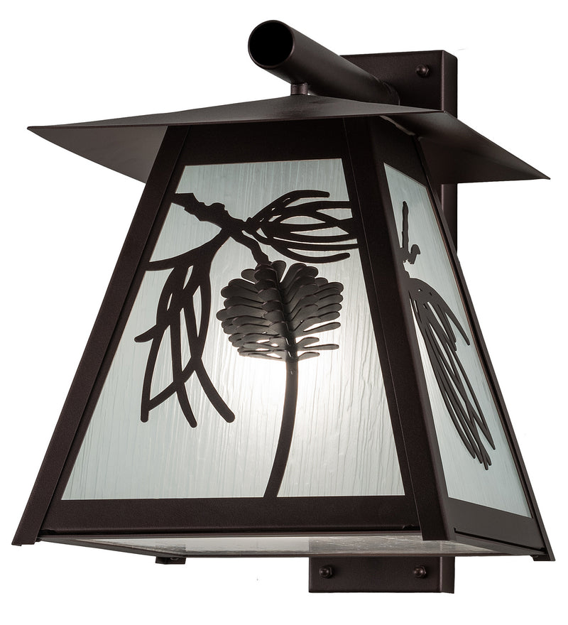 Meyda Tiffany 187521 One Light Wall Sconce, Mahogany Bronze