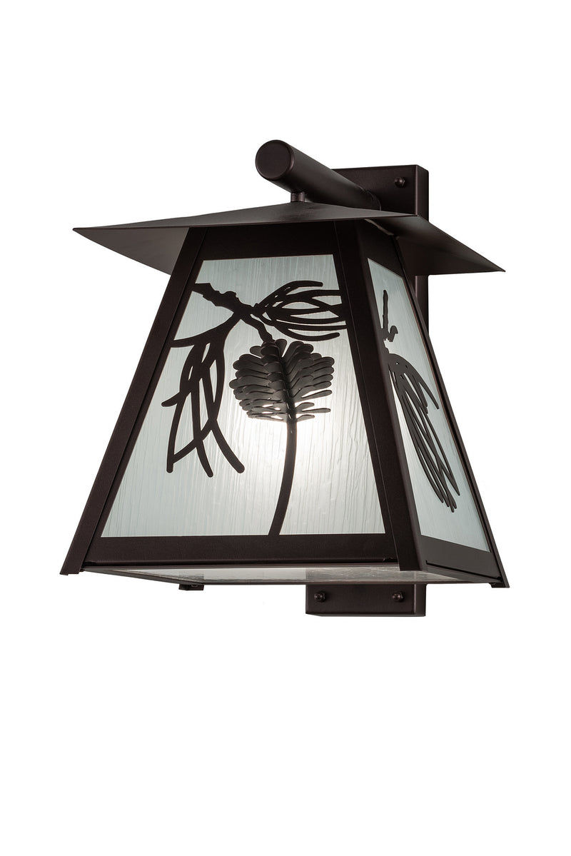 Meyda Tiffany 187523 One Light Wall Sconce, Mahogany Bronze