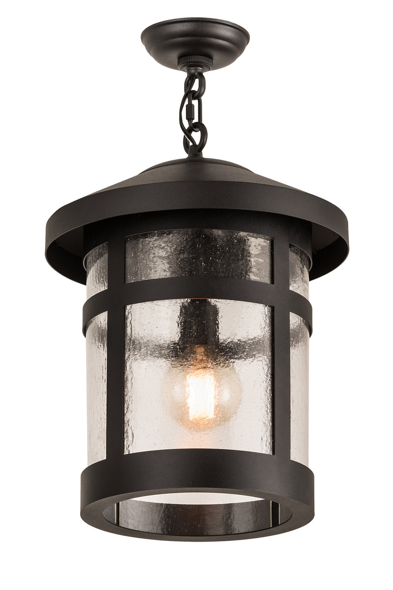 Meyda Tiffany 187840 One Light Pendant, Old Wrought Iron