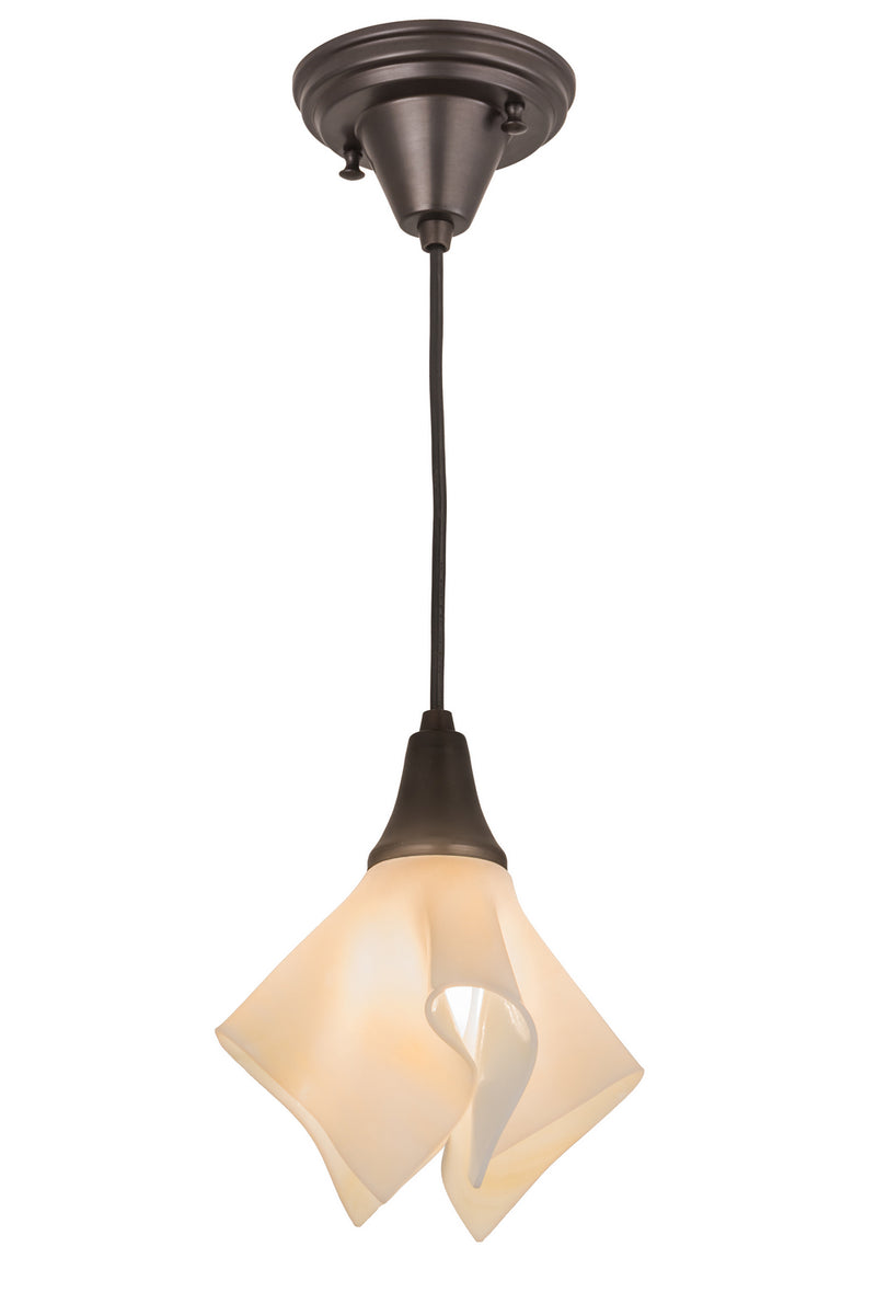 Meyda Tiffany 187956 One Light Pendant, Craftsman Brown