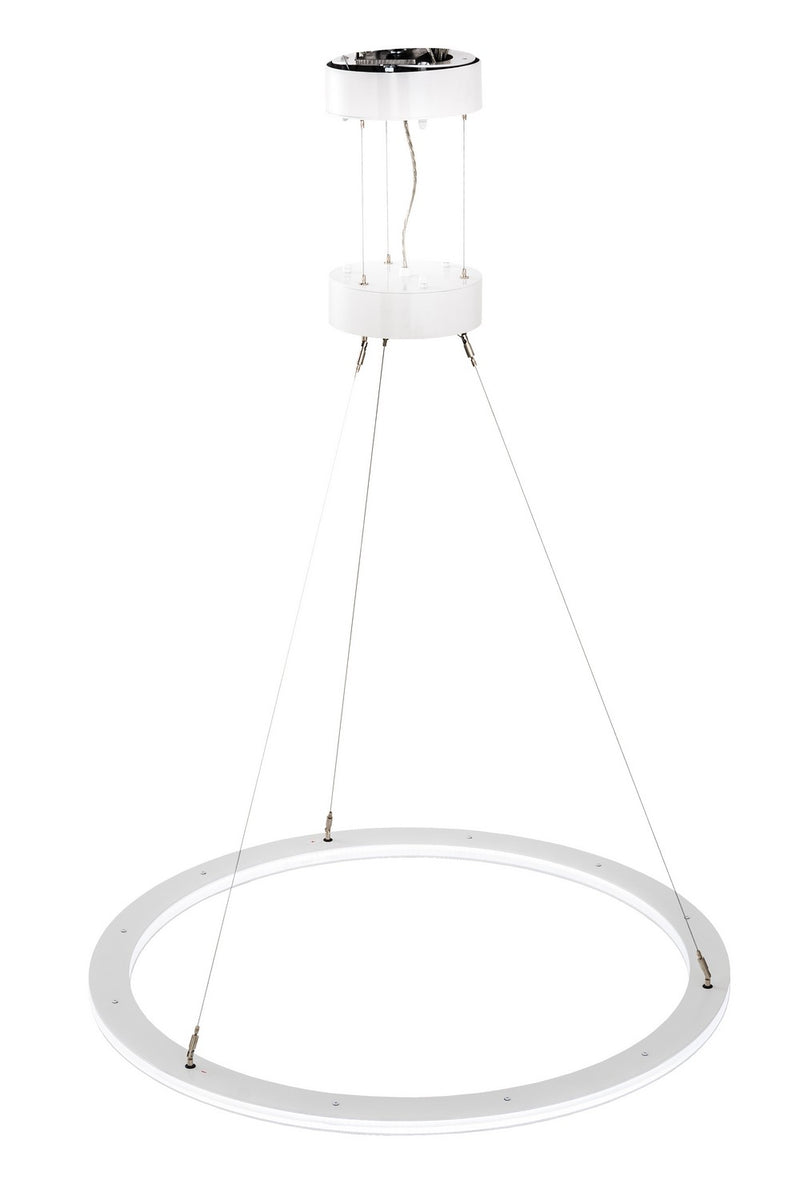Meyda Tiffany 188288 LED Pendant, Glossy White