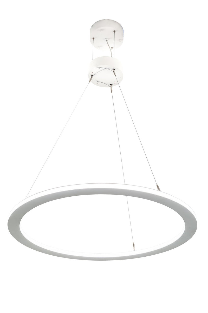 Meyda Tiffany 188288 LED Pendant, Glossy White