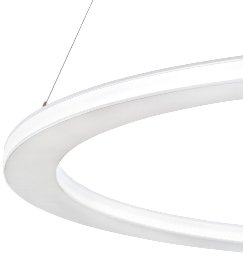 Meyda Tiffany 188288 LED Pendant, Glossy White