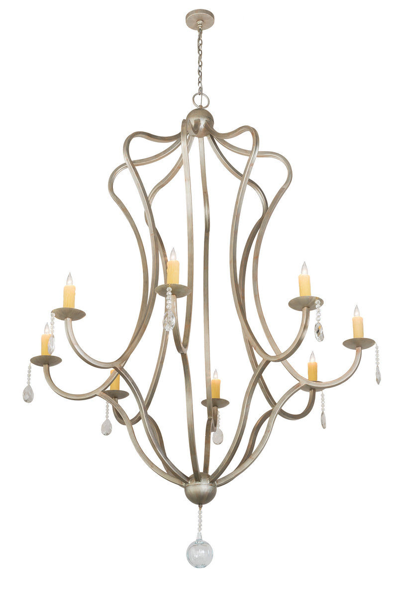 Meyda Tiffany 188414 Eight Light Chandelier, Champagne Toast