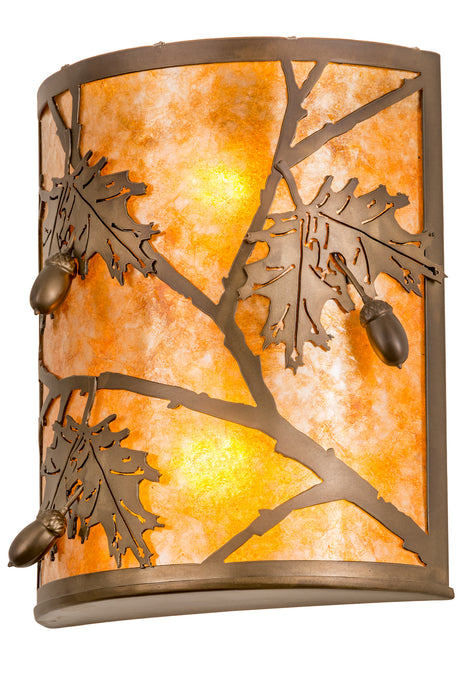 Meyda Tiffany 188603 Two Light Wall Sconce, Antique Copper