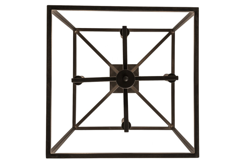 Meyda Tiffany 188630 Four Light Pendant, Wrought Iron