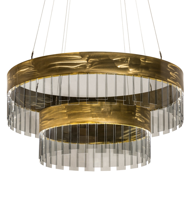 Meyda Tiffany 188823 LED Pendant, Brass