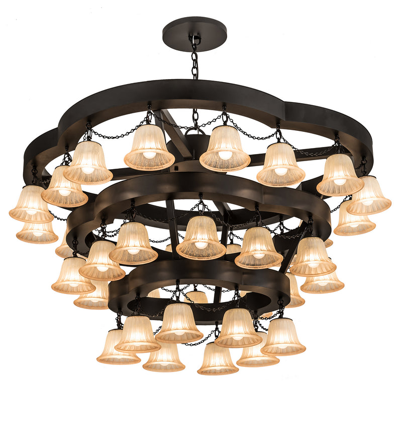 Meyda Tiffany 188858 36 Light Chandelier, Solar Black