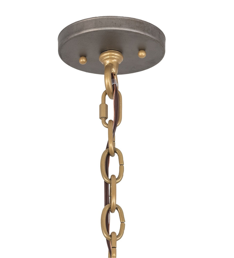 Meyda Tiffany 189155 Four Light Pendant, Burnished Copper