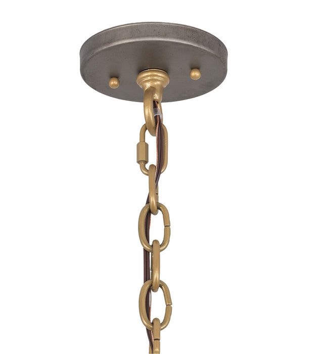 Meyda Tiffany 189155 Four Light Pendant, Burnished Copper