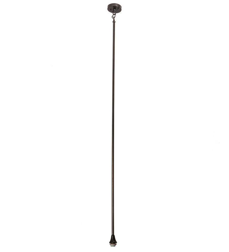 Meyda Tiffany 189203 One Light Pendant Hardware, Craftsman Brown