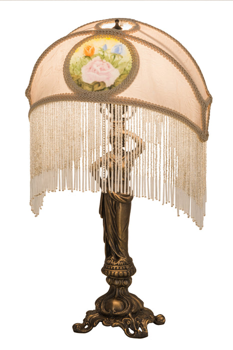 Meyda Tiffany 189219 One Light Table Lamp, Antique