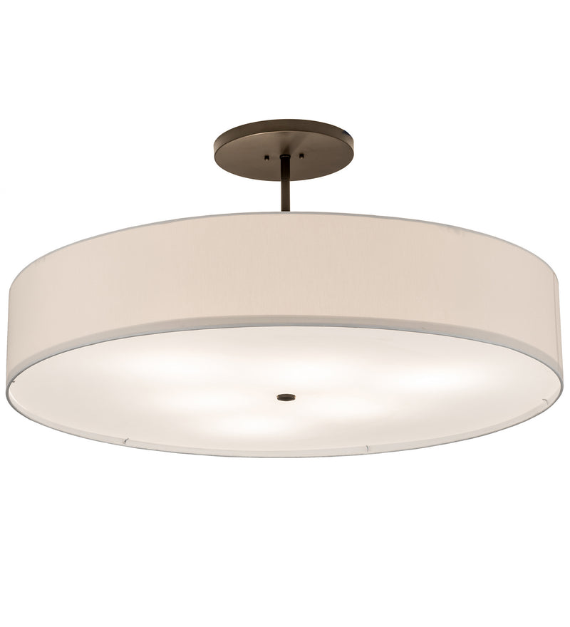 Meyda Tiffany 189287 Six Light Semi-Flushmount, Bronze