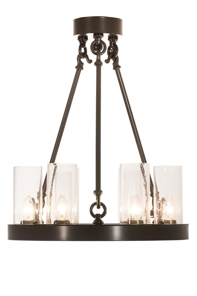 Meyda Tiffany 189306 Six Light Chandelier, Timeless Bronze