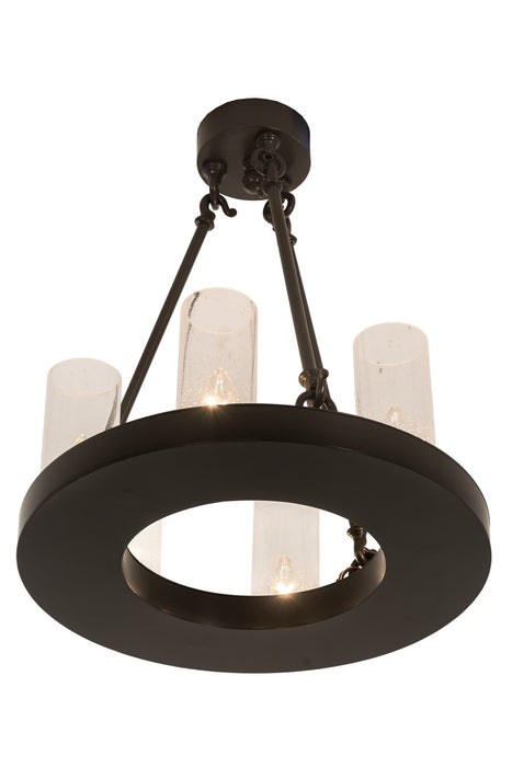 Meyda Tiffany 189306 Six Light Chandelier, Timeless Bronze