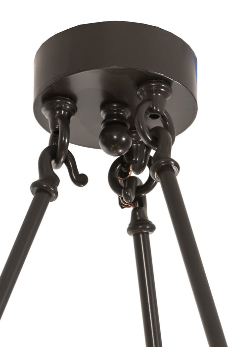 Meyda Tiffany 189306 Six Light Chandelier, Timeless Bronze