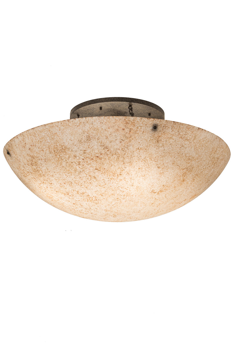 Meyda Tiffany 189506 Eight Light Flushmount, Golden Bronze