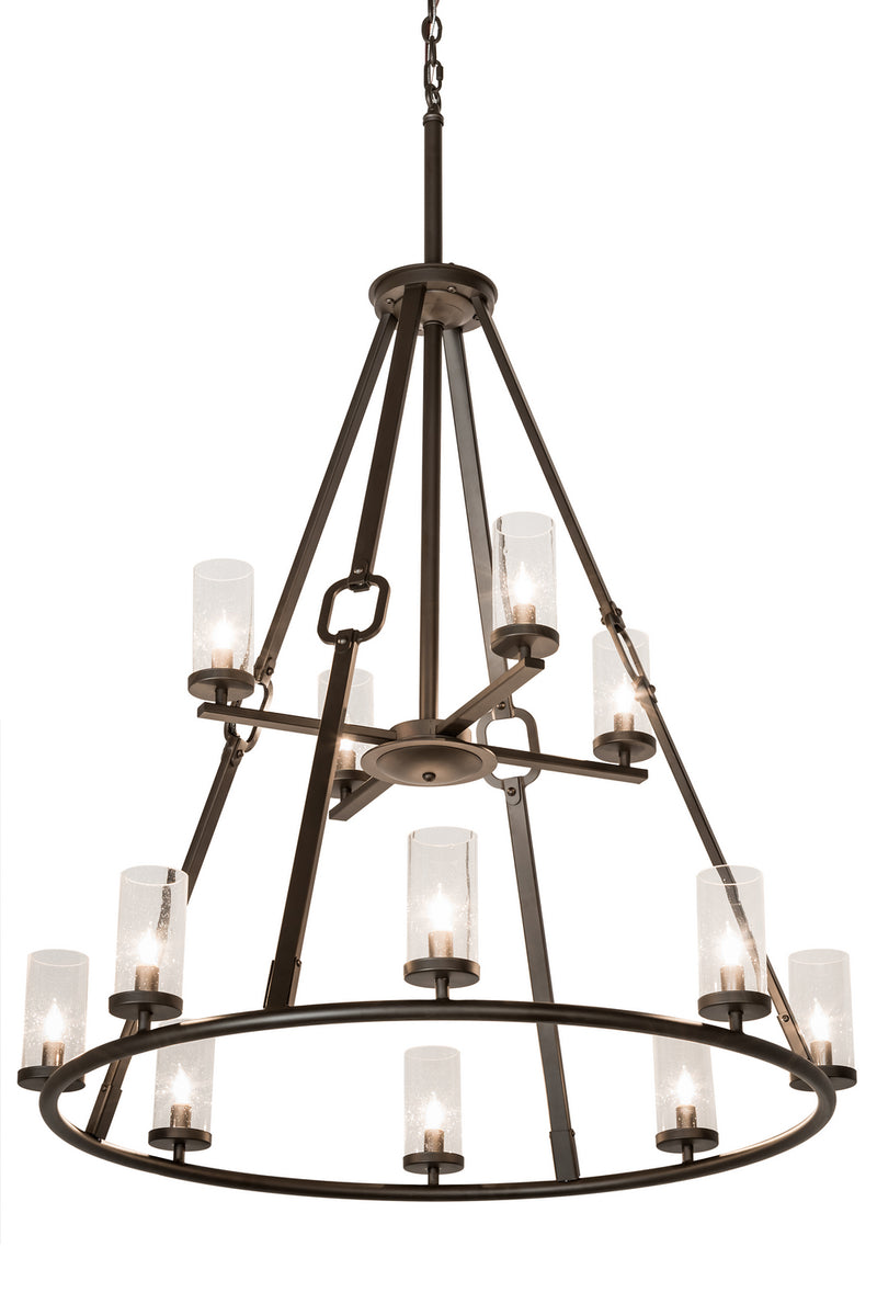 Meyda Tiffany 189559 12 Light Pendant, Oil Rubbed Bronze