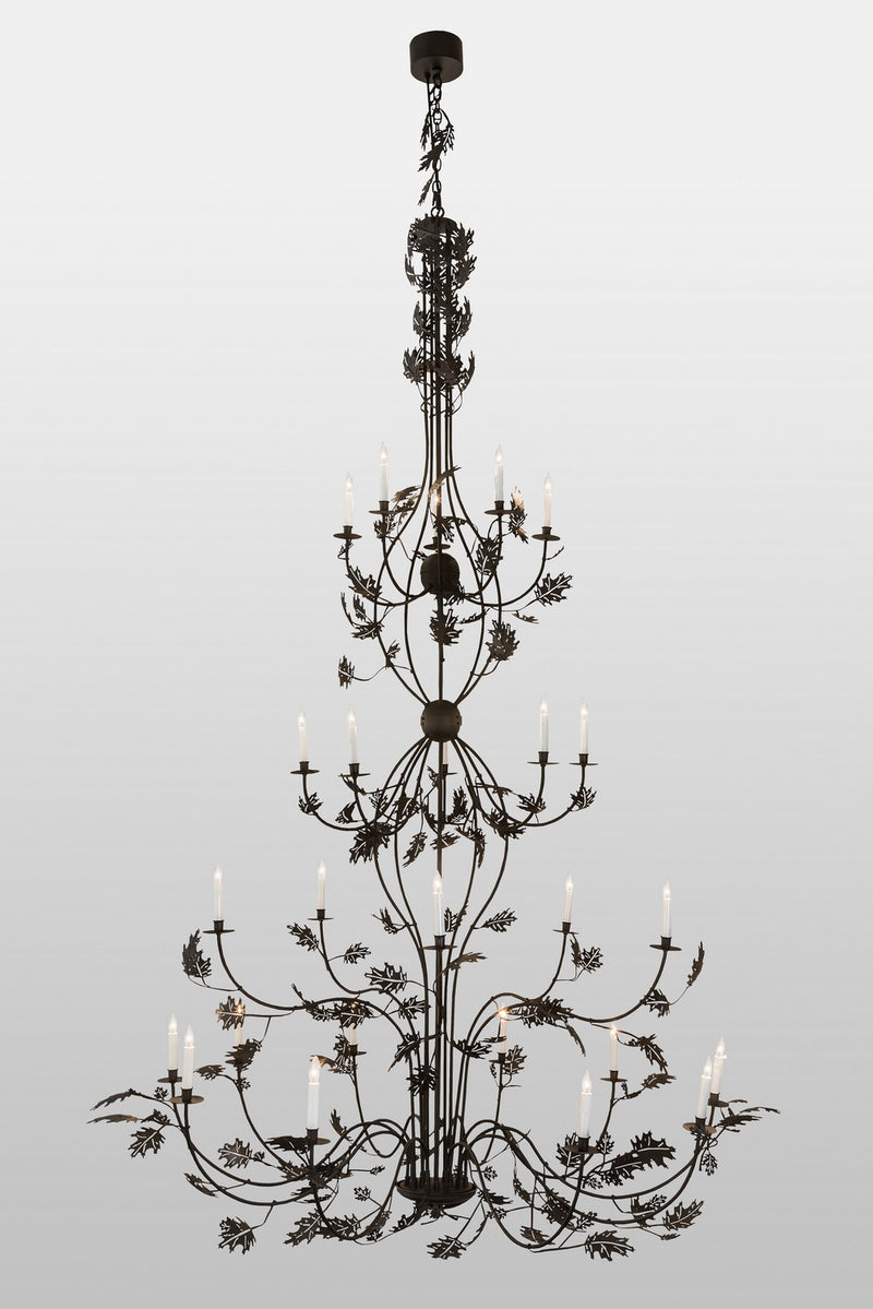 Meyda Tiffany 189564 25 Light Chandelier, Textured Black