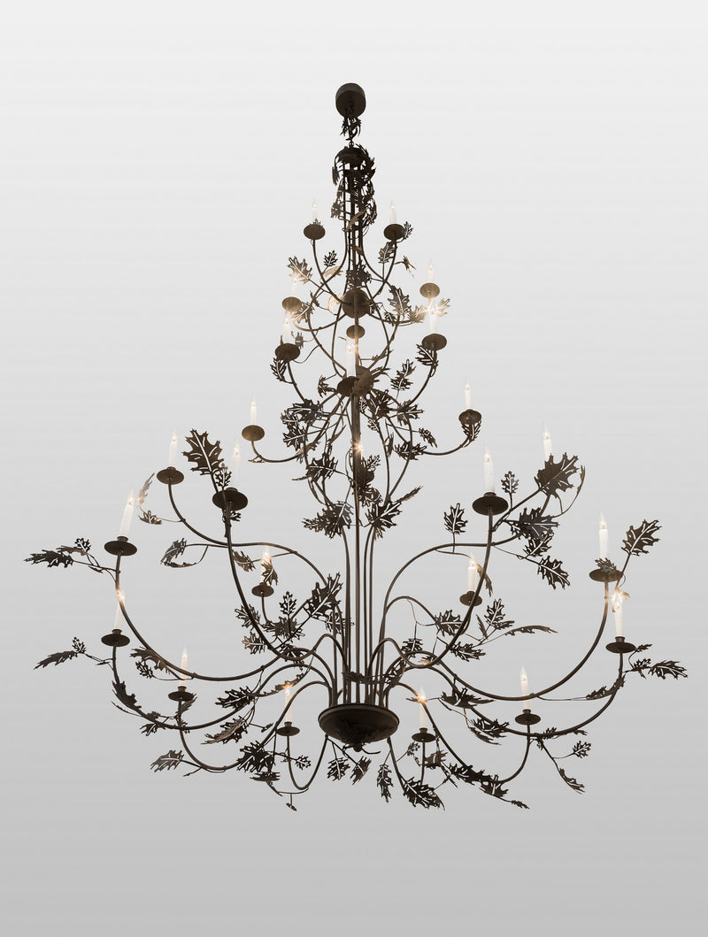 Meyda Tiffany 189564 25 Light Chandelier, Textured Black