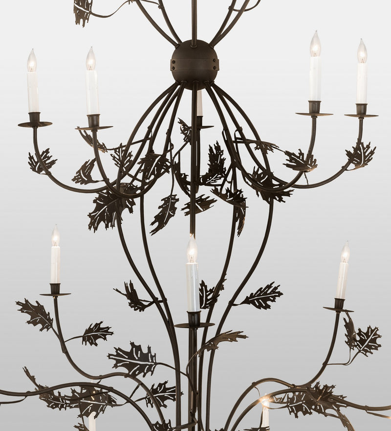 Meyda Tiffany 189564 25 Light Chandelier, Textured Black