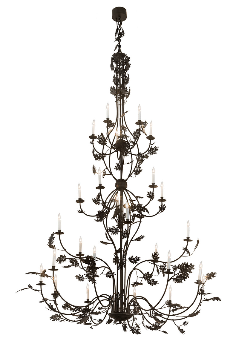 Meyda Tiffany 189564 25 Light Chandelier, Textured Black