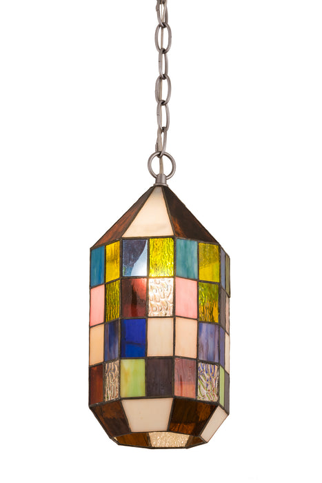 Meyda Tiffany 189619 One Light Pendant, Nickel