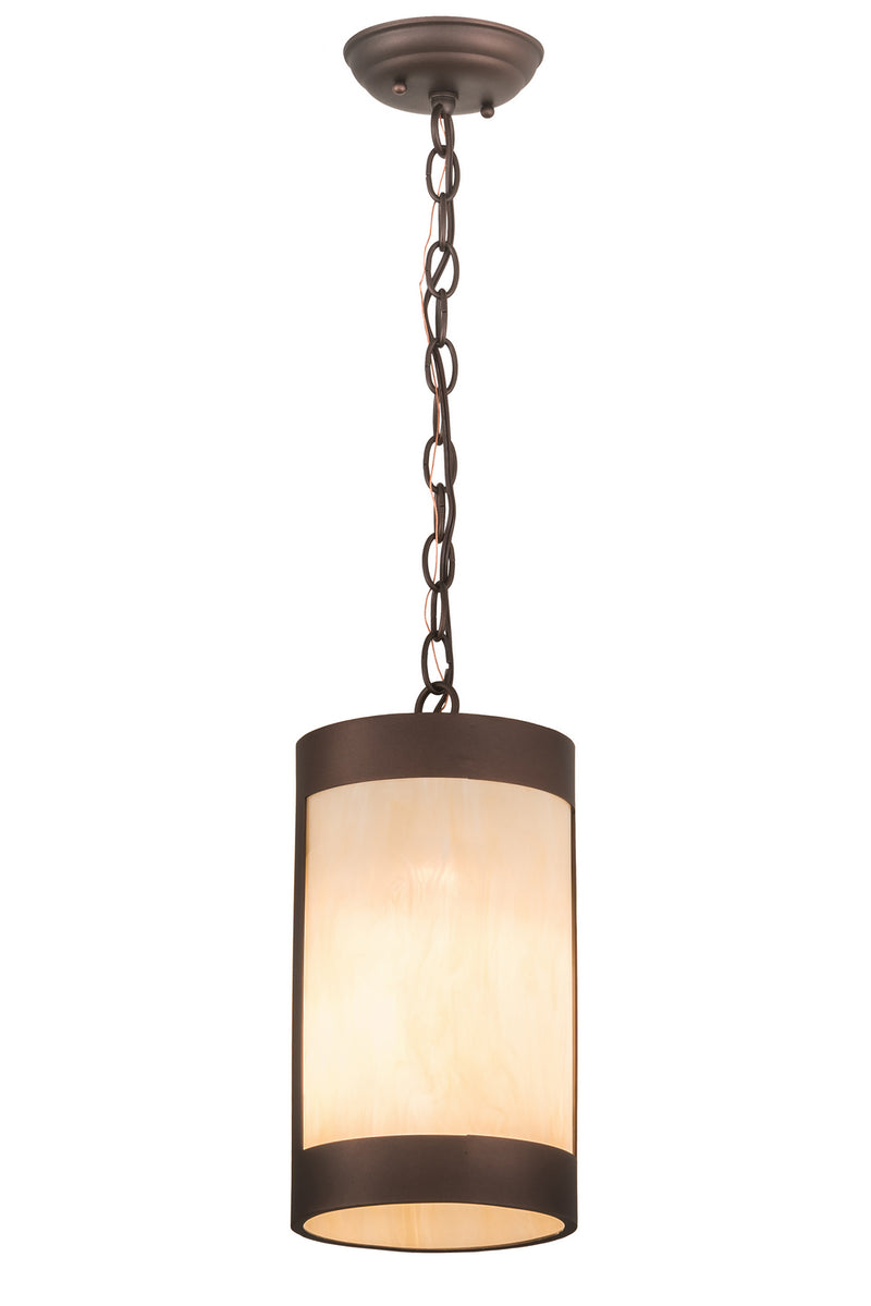 Meyda Tiffany 189689 One Light Pendant, Mahogany Bronze