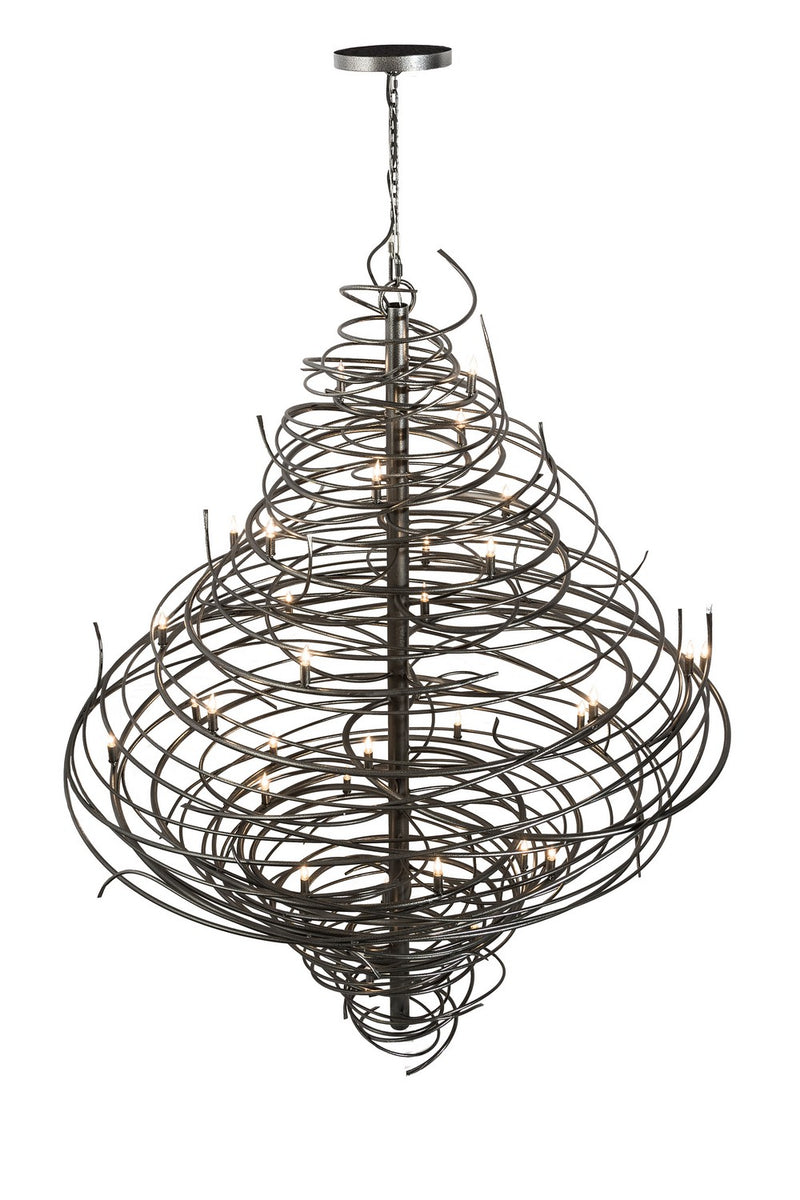 Meyda Tiffany 189763 36 Light Chandelier, Cosmic Silver Vein