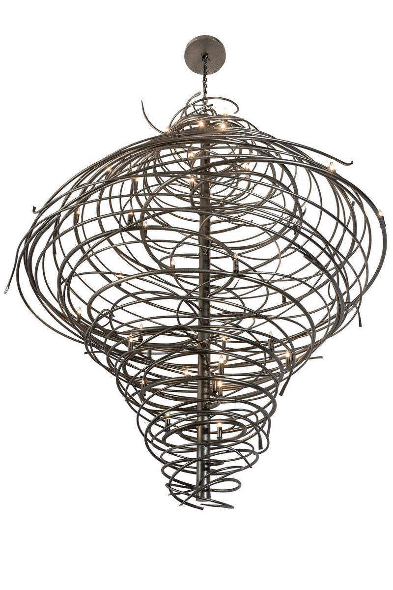 Meyda Tiffany 189763 36 Light Chandelier, Cosmic Silver Vein