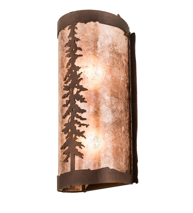 Meyda Tiffany 189847 Two Light Wall Sconce, Mahogany Bronze