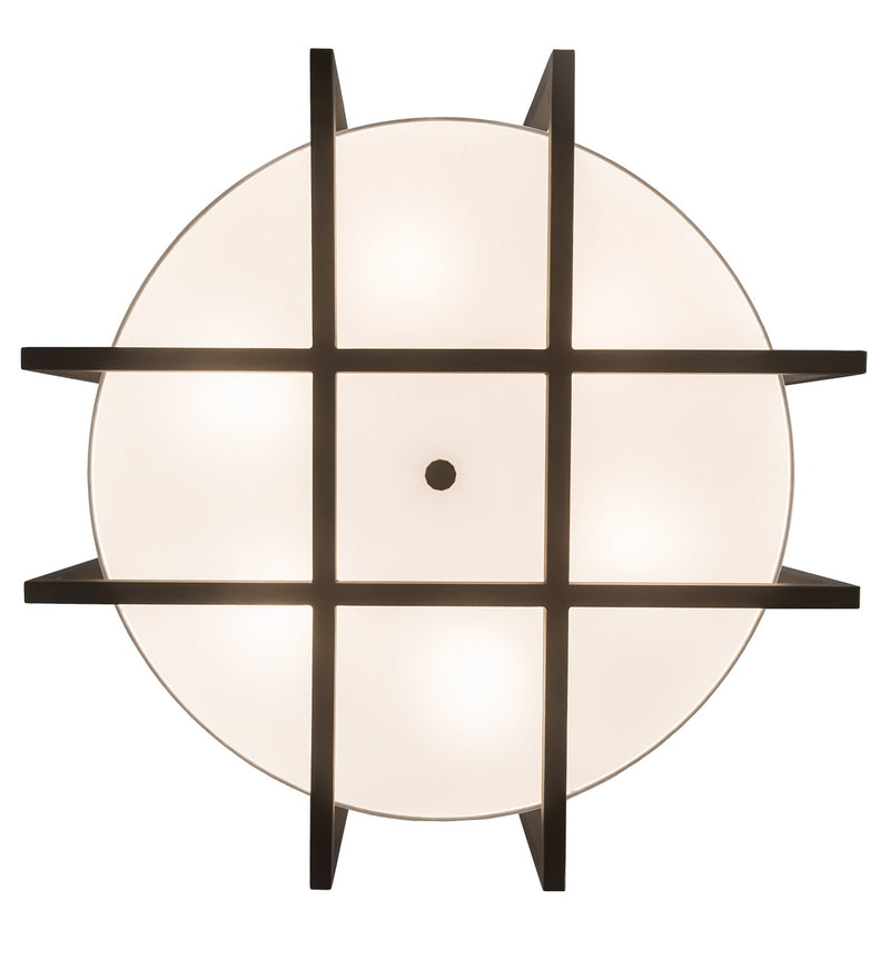 Meyda Tiffany 190118 Six Light Inverted Pendant, Wrought Iron