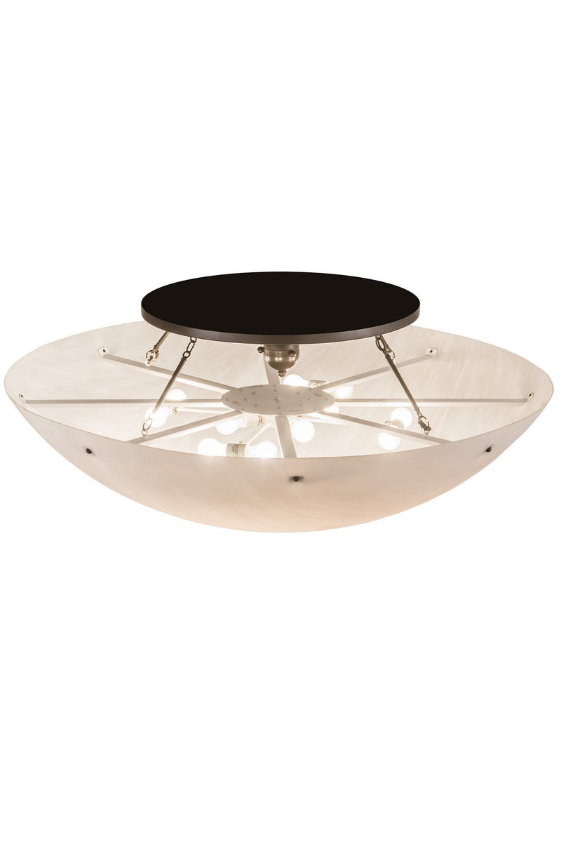 Meyda Tiffany 190210 12 Light Flushmount, Timeless Bronze
