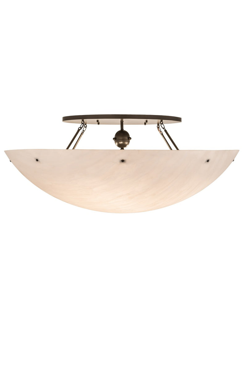 Meyda Tiffany 190210 12 Light Flushmount, Timeless Bronze