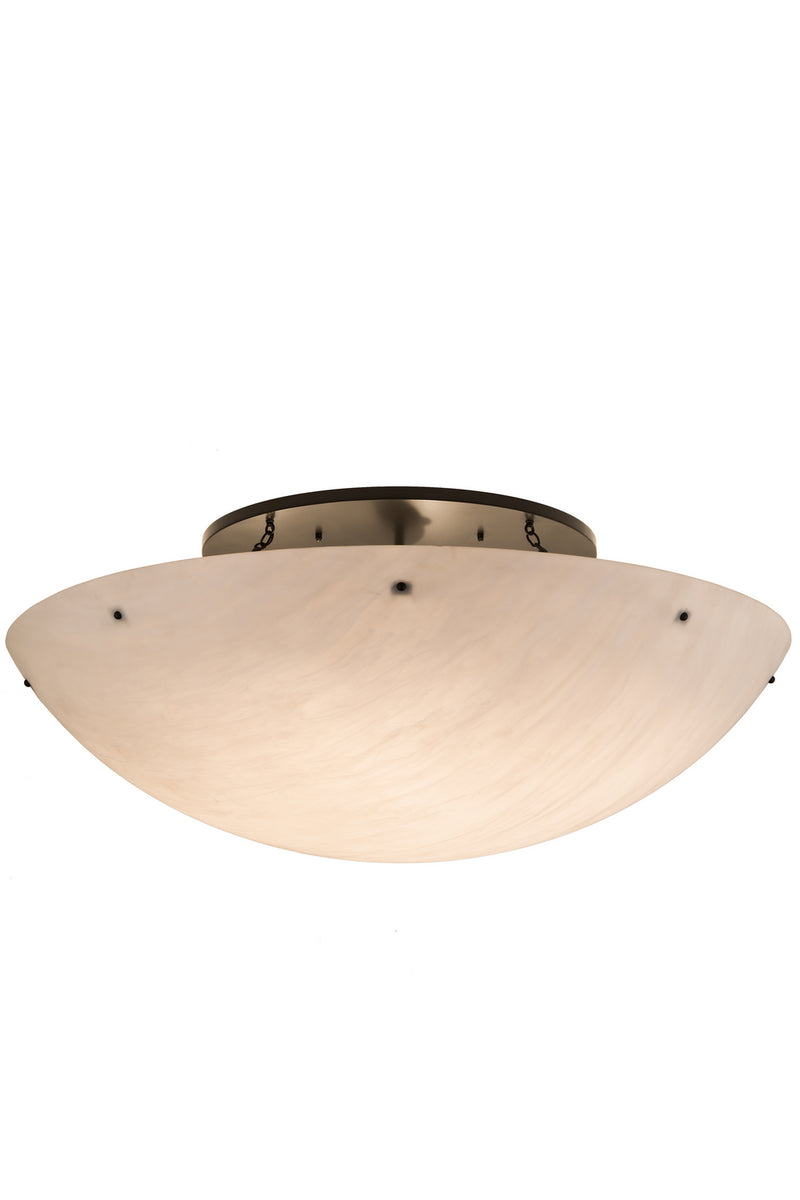 Meyda Tiffany 190210 12 Light Flushmount, Timeless Bronze