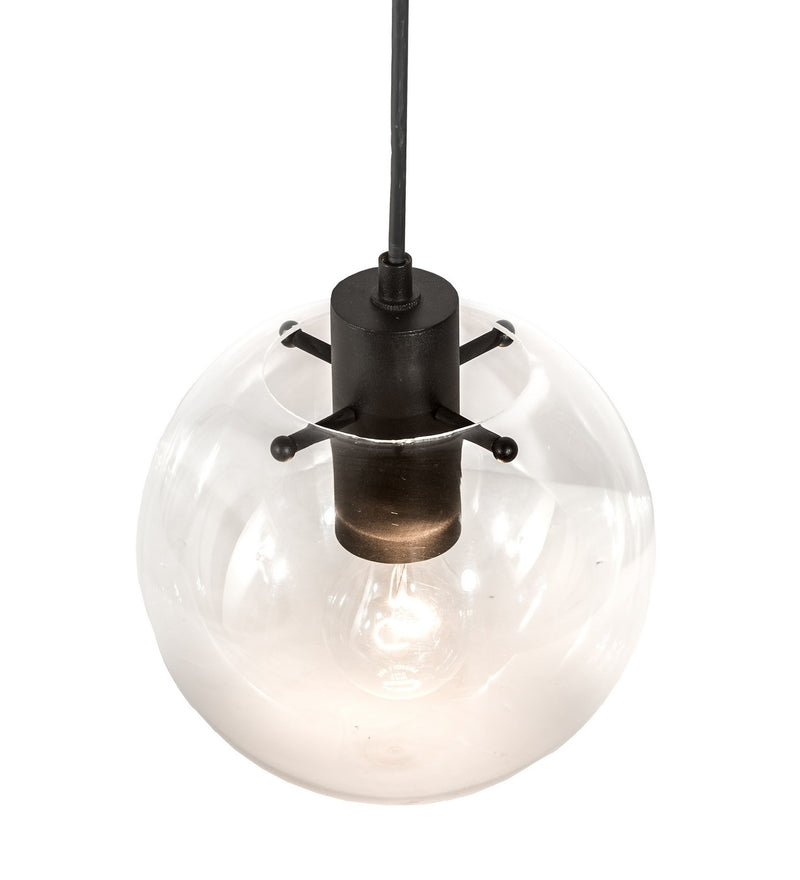Meyda Tiffany 190234 One Light Pendant, Textured Black