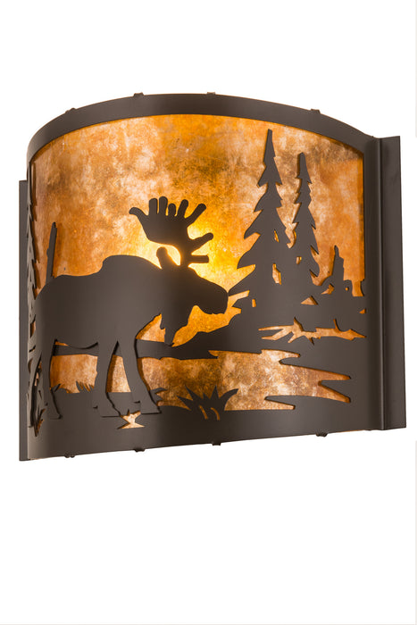 Meyda Tiffany 190524 One Light Wall Sconce, Timeless Bronze