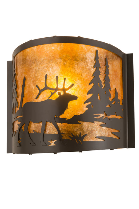 Meyda Tiffany 190525 One Light Wall Sconce, Timeless Bronze