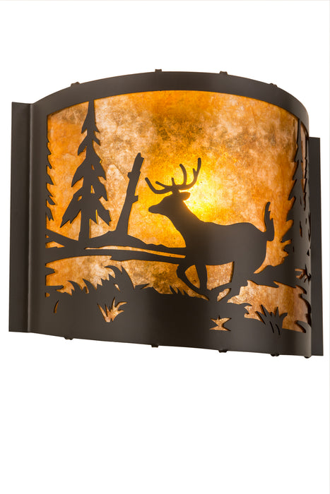 Meyda Tiffany 190527 One Light Wall Sconce, Timeless Bronze
