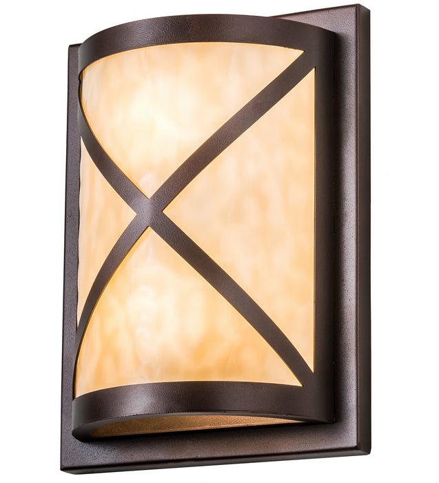 Meyda Tiffany 190543 Two Light Wall Sconce, Mahogany Bronze