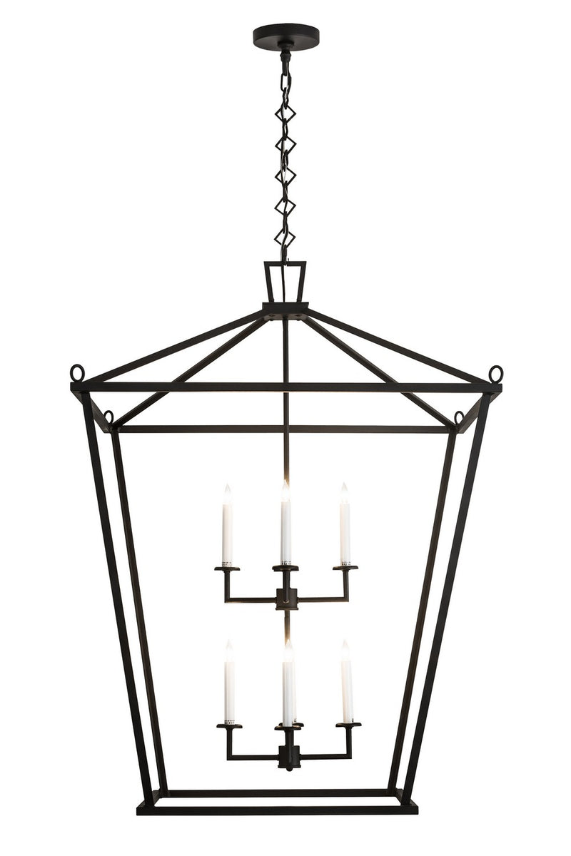 Meyda Tiffany 190127 Eight Light Pendant, Textured Black