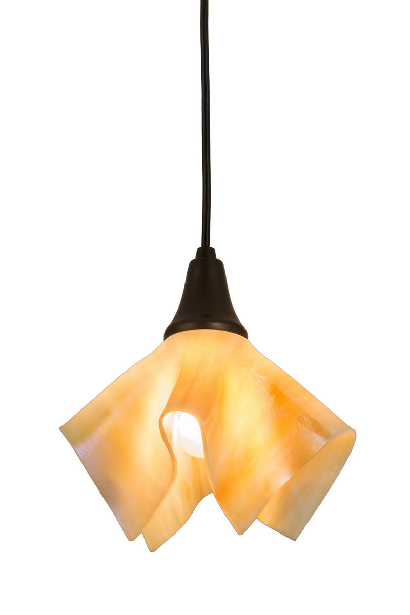 Meyda Tiffany 73235 One Light Pendant, Craftsman Brown