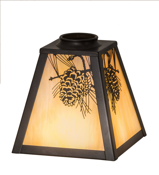Meyda Tiffany 52016 Shade, Craftsman Brown