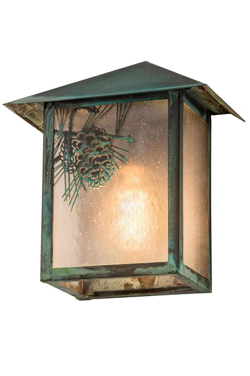 Meyda Tiffany 41248 One Light Wall Sconce, Verdigris