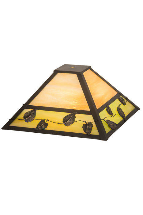 Meyda Tiffany 23081 Shade, Craftsman Brown